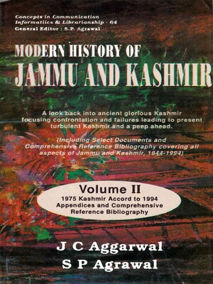 cover image of Modern History of Jammu and Kashmir
